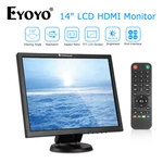Eyoyo 14" Lcd Monitor 1024x768 Hdmi/vga/bnc 4:3 Cctv Security Screen Pc. Fixed Price $89.00.