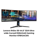 Lenovo R45w-30 44.5" 32:9 Ultra-wide Curved 5120x1440 Gaming Monitor 67b1gac3is. Fixed Price $1260.90.