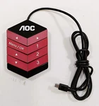 Aoc Agon Gaming Monitor Quick Switch Remote Control Ag272fcx,ag352qcx,ag271qx. Fixed Price $14.99.