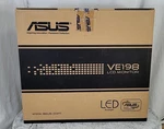 New Sealed Box Asus Ve198 Ve198t Lcd Monitor 19" Dvi Vga. Fixed Price $80.00.