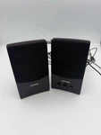 Compaq Flc Presario Speaker System Black Multimedia Computer Speakers Tested. Fixed Price $22.49.