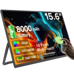 Eviciv 15.6" Fhd Touchscreen Portable Monitor 8000mah Battery Usb-c Hdmi Display. Fixed Price $109.99.