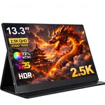 Unew 13.3" 2.5k Portable Monitor 2560x1600 Qhd Ips 16:10 Laptop Second Screen. Fixed Price $165.99.