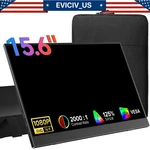 Eviciv 15.6" Portable Monitor 125% Srgb 1080p Laptop 2000:1 For Computer. Fixed Price $47.99.
