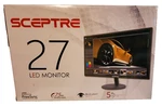 Sceptre 27" Upto 75hz 5ms Monitor Hdmi Vga Dual Speakers Dvi Ultra Thin. Fixed Price $105.95.