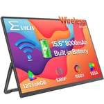 Eviciv 15.6" Wireless Portable Monitor With 8000mah Battery Vesa Airplay. Fixed Price $80.99.