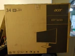 Acer Ed347ckr 34" Curved Gaming Monitor - Black 100hz. Fixed Price $350.00.