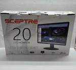 Sceptre E205w-16003rt 20 Inch Widescreen Led Monitor New Open Box Free Shipping. Fixed Price $62.09.