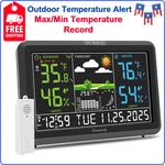 Dreamsky Weather Station Indoor Outdoor Thermometer Wireless With Digital Atomic. Fixed Price $42.88.