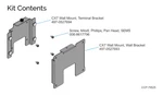 Ncr-7772-k320 Flush Wall Mount Bracket For Ncr-cx5 Terminal. Fixed Price $105.00.