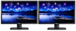 Hp/dell/samsung 20" Pair Matching Dual Full Lcd Led Gaming Grade A 2 Monitors. Fixed Price $69.99.