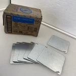 (50) New Eaton Crouse-hinds Tp472 4" Square Flat Blank Cover For 4x4 Outlet Box. Fixed Price $30.49.