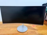 Samsung 34 Curved Ultrawide Qled Monitor Cj79 (c34j791wt) No Cables. Fixed Price $400.00.