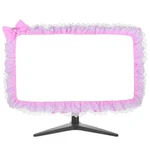 Cute Lace Monitor Cover, Pink Kawaii Desk Accessories For Computer. Fixed Price $9.99.