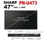 Sharp Pn-u473 47" Professional Led Lcd Monitor. Fixed Price $400.00.