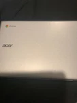 Acer Chromebook, Brand New, Just A Few Scratches. Only Used Once. Fixed Price $110.00.