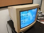 Sony Trinitron Color Computer Display Cpd-1425 14" Crt Monitor Flickers, As-is. Fixed Price $35.00.