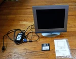 Vtg 2001 Ag Neovo F-15 15" Lcd Monitor Bundle, Manual, Driver Disk, Psu. Fixed Price $225.00.