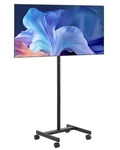 Vevor Rolling Tv Stand Mobile Cart Holds Up To 44 Lbs For 17-55 Inch Screens. Fixed Price $35.90.