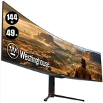 Westinghouse 49" Curved Ultrawide Qhd Wc49bx6230sku Gaming Monitor - Black. Fixed Price $625.00.