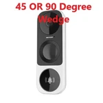 Hikvision 45 Or 90 Degree Angle Wedge For Ds-hd1 (video Doorbell Not Included!!). Fixed Price $13.00.