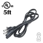 Ul 5ft Ac Power Cord Cable Lead For Sharp Lc-20e1u Lc-20e1um Lc-20e1uw 2-prong. Fixed Price $4.26.