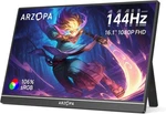 Arzopa Z1fc 16.1" Portable Monitor 144hz Fhd 1080p Usb-c Mini Hdmi Gaming Image Sc. Fixed Price $139.56.