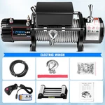 Eccpp 12v 12000lbs Electric Winch Steel Cable Truck Trailer Towing Off Road 4wd. Fixed Price $316.05.