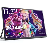 Uperfect 2k 144hz Portable Monitor 17.3" Hdmi Display For Computer Pc Gaming. Fixed Price $139.99.