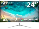 Z-edge U24c 24 Inch 1080p Fhd 100hz 1650r Curved Monitor, 99% Srgb, Hdmi + Dp. Fixed Price $129.99.