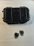Evergreen Ammunition Hard Case 8.5 X 4.5 Waterproof Black With Keys. Fixed Price $25.00.
