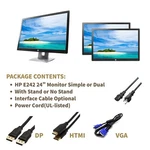 Hp Elite Display E242 Led Htmi 24 Monitor 1920x1200 M1p02a Htmi/dp/vga Usb. Fixed Price $51.99.