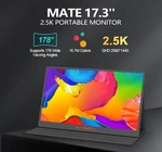 2.5k 165hz 17.3" Portable Monitor Gaming Freesync Screen 2 * Usb C Hdmi For Xbox. Fixed Price $199.00.