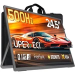Uperfect 24.5" Qled Fhd Portable Gaming Monitor 500hz Freesync For Game Console. Fixed Price $239.99.