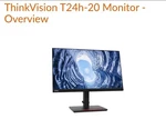 Lenovo Thinkvision T24h-20 - Led Monitor 23.8" New Sealed. Fixed Price $115.00.