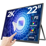 Uperfect Touchscreen Portable Monitor 22" 2k Computer Display Gaming. Fixed Price $170.99.