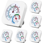 Kathfly 12 Pcs Indoor Thermometer And Humidity Gauge Mini White. Fixed Price $35.58.