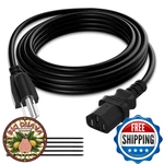 Elecan 3-prong 30 Ft Power Cord, Heatproof Flexible Durable 18awg Etl Listed. Fixed Price $29.68.