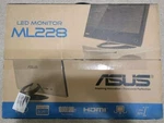 Asus 22" Led Monitor Ml228. Fixed Price $19.99.