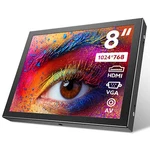 Eyoyo 8" Mini Monitor 1024x768 Lcd Screen Display Hd/vga/bnc/av Video For Cctv. Fixed Price $65.00.