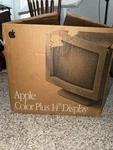 Apple Macintosh Color Plus M1787 14" Monitor + Db-15 Cable Box Bundle Tested. Fixed Price $140.00.