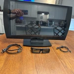 Sony Playstation 24" 3d Display Tv Monitor 1080p Cech-zed1u W/ Glasses Tested!. Fixed Price $199.00.