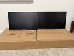 2 Samsung S24a600nwn 24 Inch Widescreen Lcd Monitors. Fixed Price $120.00.