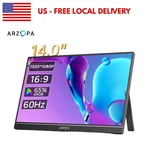 Arzopa 14'' Portable Monitor 1080p Ips Gaming Screen For Laptop Ps5 Xbox. Fixed Price $79.99.