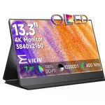Eviciv 13.3" 4k Oled Portable Gaming Monitor 100000:1 Second Screen For Computer. Fixed Price $149.99.